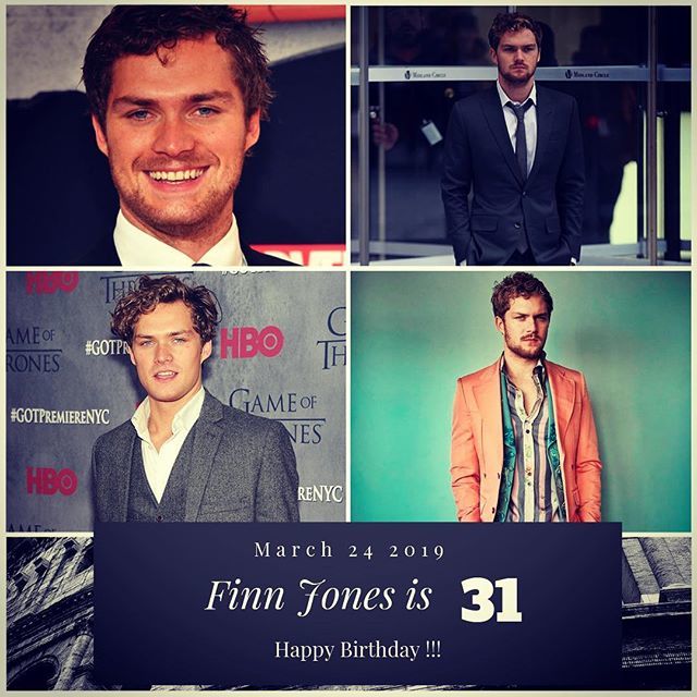 Actor Finn Jones is 31 today !!!    to wish him a happy Birthday !!!  