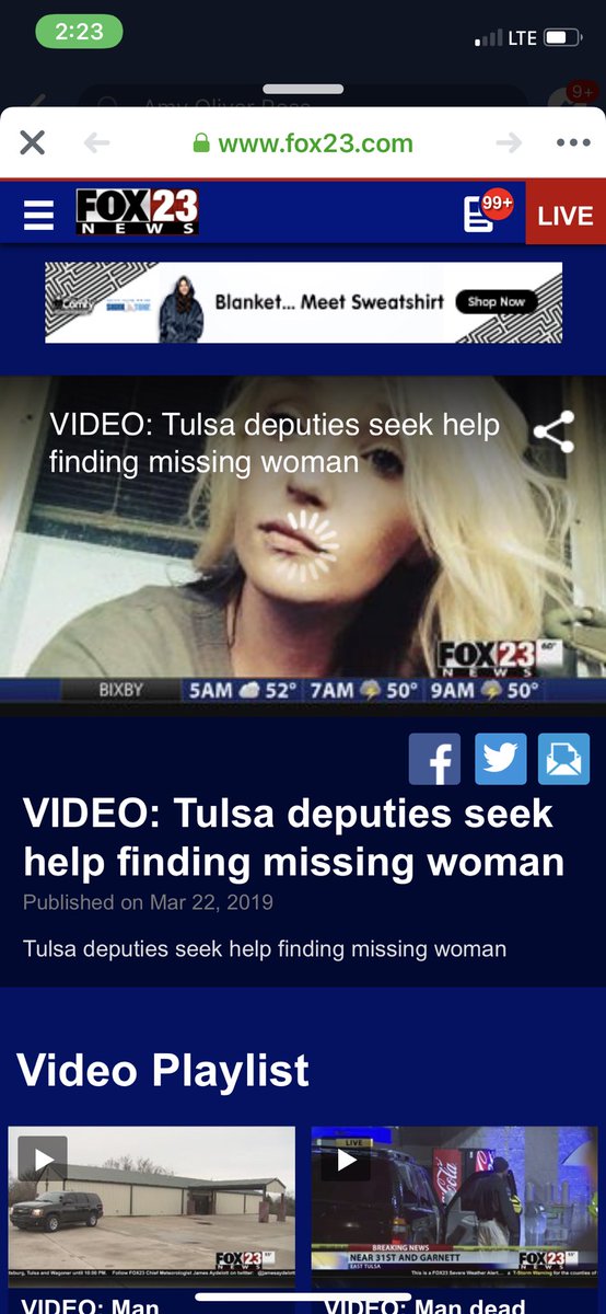 kylizzr's tweet photo. My cousin is still missing. She lives and was last seen in tulsa around 61st at 10pm. I’m heartbroken. With all the trafficking posts and other things, I’m so scared for her. She has no identification on her. Her name is Brooke. Please please let me know if you know anything. https://t.co/2paykDs9ju