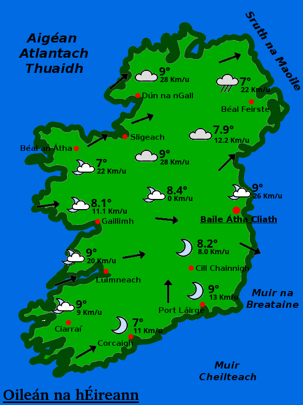 an_aimsir's tweet photo. An aimsir in Éirinn faoi láthair. #gaeilge #aimsir #Ireland https://t.co/3uT9jMCrkj