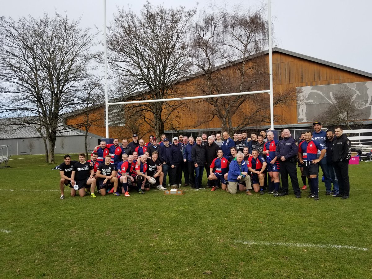 ee1475's tweet photo. Outstanding job today by Justice Rugby &amp; UBC Law - honouring Larry Young!   Great to see the old boys come out in support.   Well done!  #Neverforget https://t.co/5hBw3qkwfP