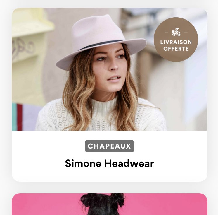 SimoneHeadwear's tweet photo. Ventes exceptionnelles sur Choose app en ce moment -30% 
Téléchargez l’app ici : https://t.co/GxD5Hy8LGM https://t.co/fo0FotzUAb