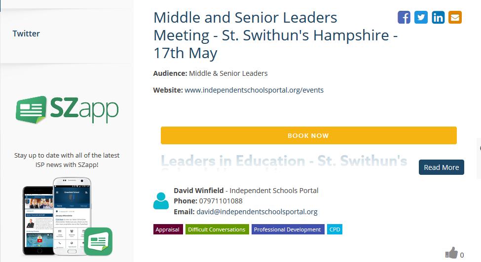 Upcoming #FreeCPD events #NewsUpdates #Resources #LatestResearches #AmzingArticles and much more to discover in the latest addition of Independent Schools Portal newsletter.  Subscribe: bit.ly/2UBk24z
Get free copy: bit.ly/2uprEMn