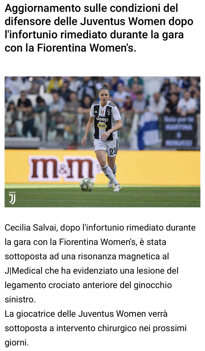 Juventus Fans Salvai Il Bollettino Medico Auguri Di Pronta Guarigione Forza