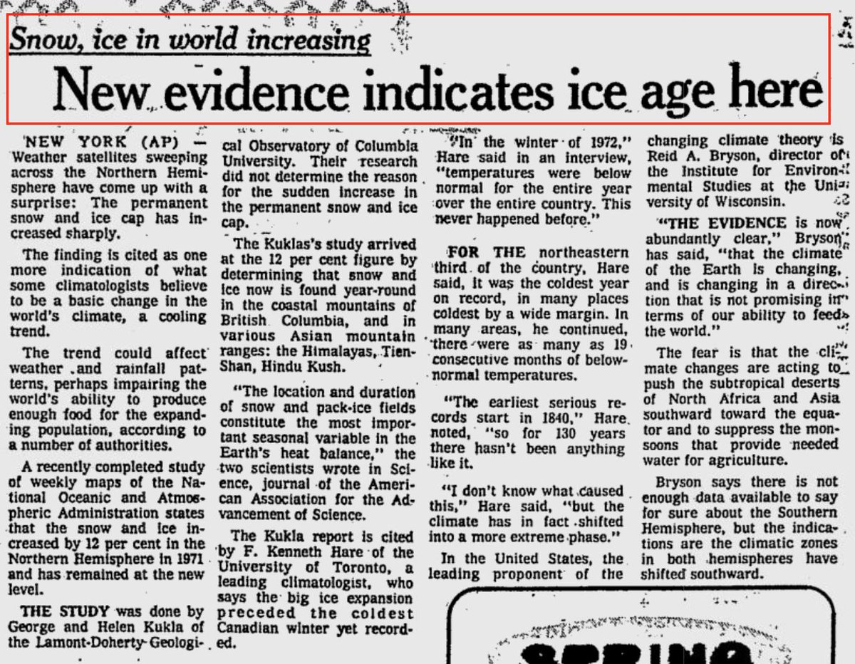 12.1974 - New evidence shows the Ice Age is here!  https://news.google.com/newspapers?id=sq1VAAAAIBAJ&sjid=OeADAAAAIBAJ&pg=6533%2C7703630