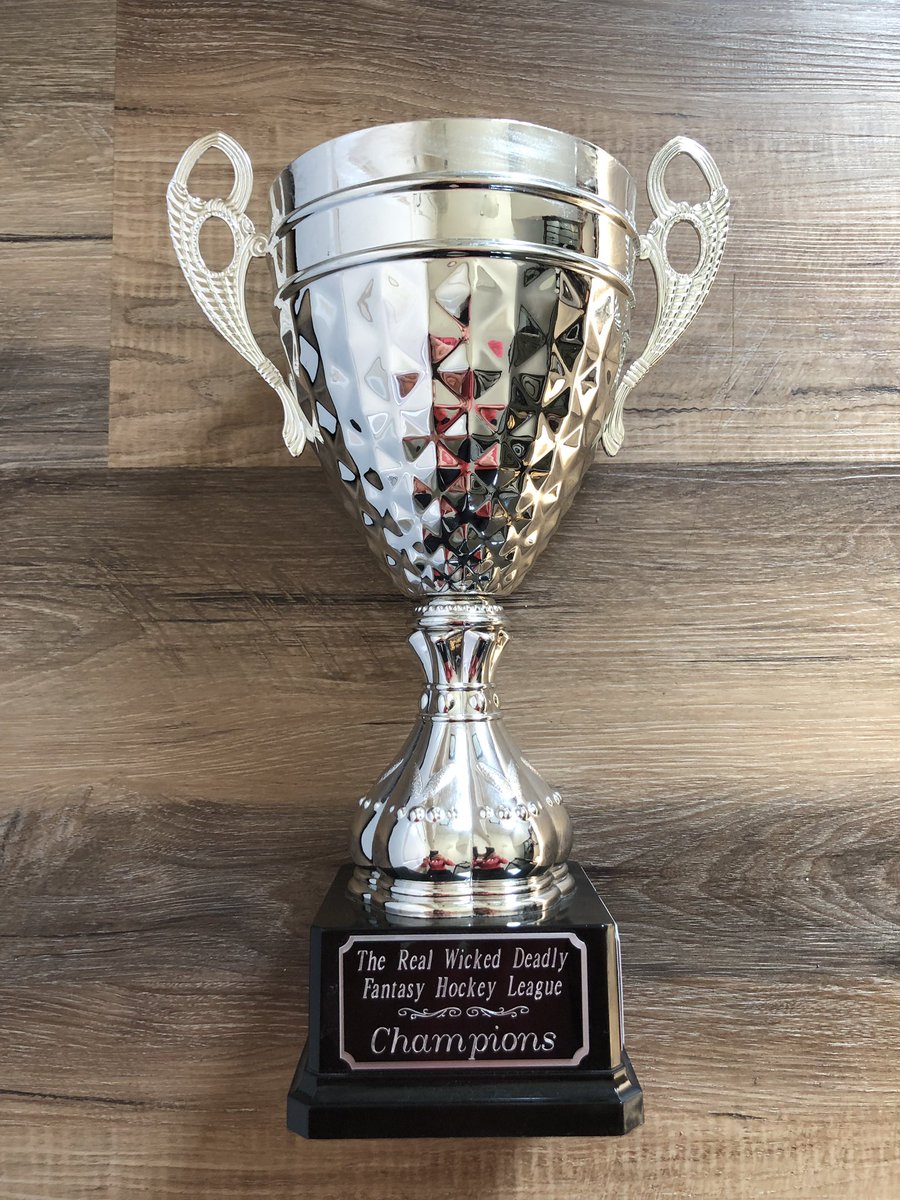 BREAKING: The RWDFHL Championship Trophy is in the building and will be awarded tonight to either Green Bay Gary Buseys or Will Bilms Shaw TV #getyourpopcornready