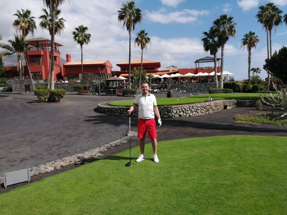 One of the most spectacular Front 9,s I've ever played, awesome from the moment you step into this place, a must play course in Tenerife. Thanks Caterina for hosting us.  @visit_tenerife @CostaAdejeDE #tenerife @CostaAdejeEN @GolfCostaAdeje