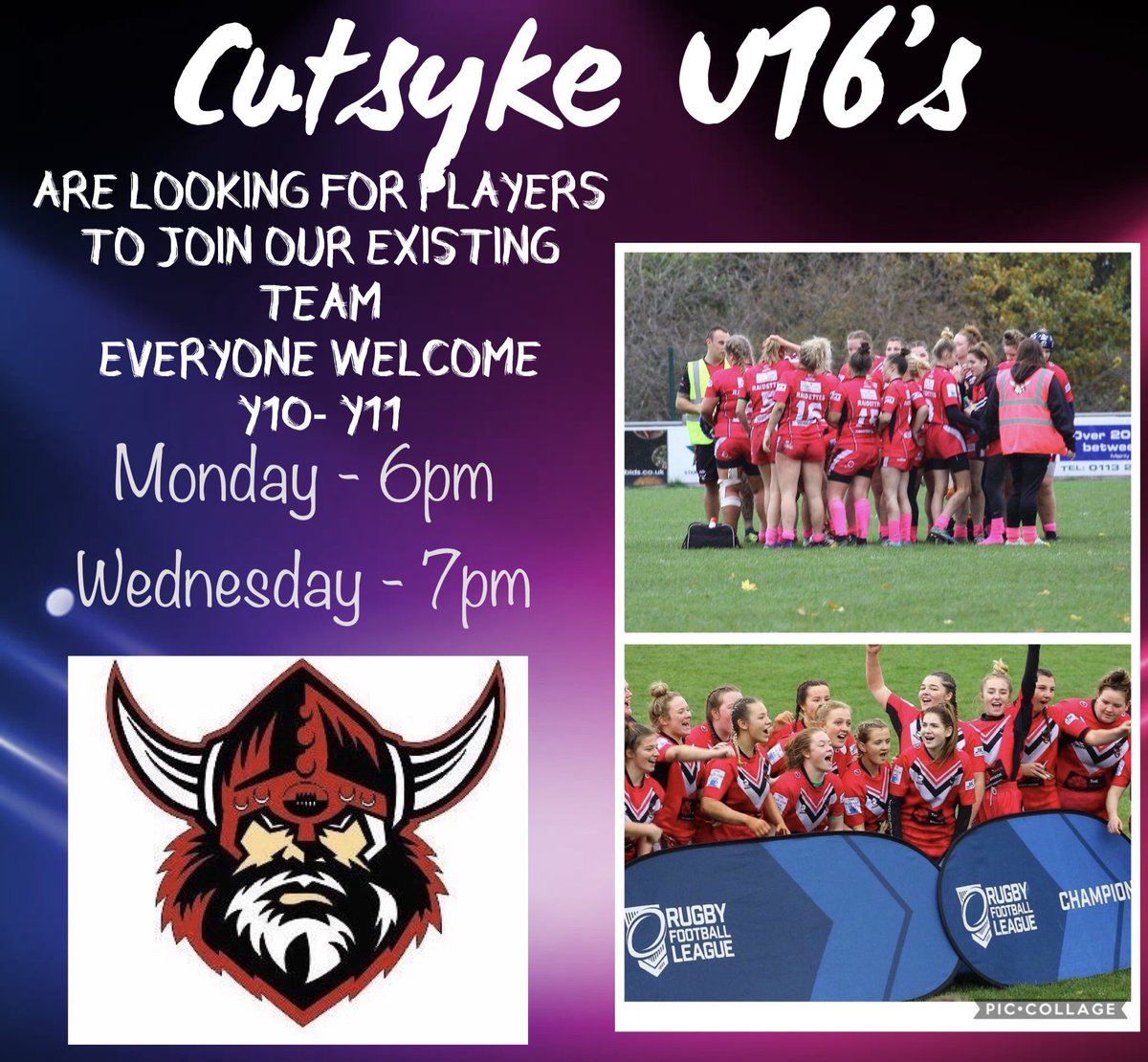 All welcome, fantastic coaches  <a href="/CTRLFCWomen/">Castleford Tigers Women</a> <a href="/CastlefordPE/">Cas Academy PE Department</a> <a href="/OutwoodFreeston/">Outwood Academy Freeston</a> @airedaleacademy <a href="/nicolahamer79/">Nicola Hamer</a> <a href="/dawn_fletcher/">Dawn Fletcher</a> @MollySutherley