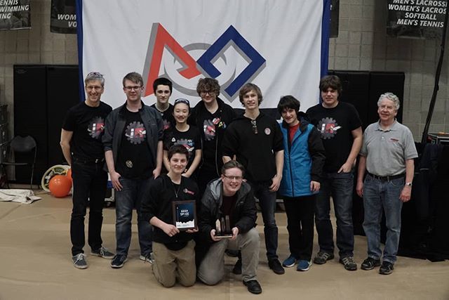Congrats to Team #frc2713 on winning the Entrepreneurship Award! #omgrobots #WeAreNE