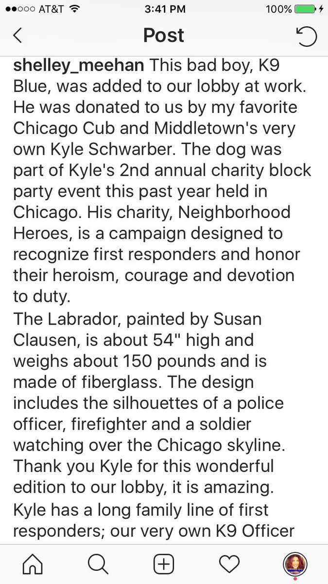 ShelleyMeehan's tweet photo. Awesome edition to our department! Thank you💙 @MPDOhio @ChicagosFines19 @kschwarb12 @Cubs #ThinBlueLine #ChicagoPolice #ChicagoCubs #uspca #policedog #policek9 #middletown #magmile #chicago #kyleschwarber #police #military #firstresponders #supportlocalpolice #dogs https://t.co/3cYCHsuD2o