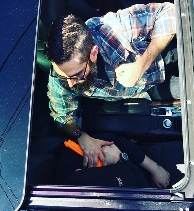 Teaching counter car jacking skills. Handgun disarms in a vehicle. 
#kravmaga #israelicombatsystem #selfdefense @masadatactical ift.tt/2HV89DH