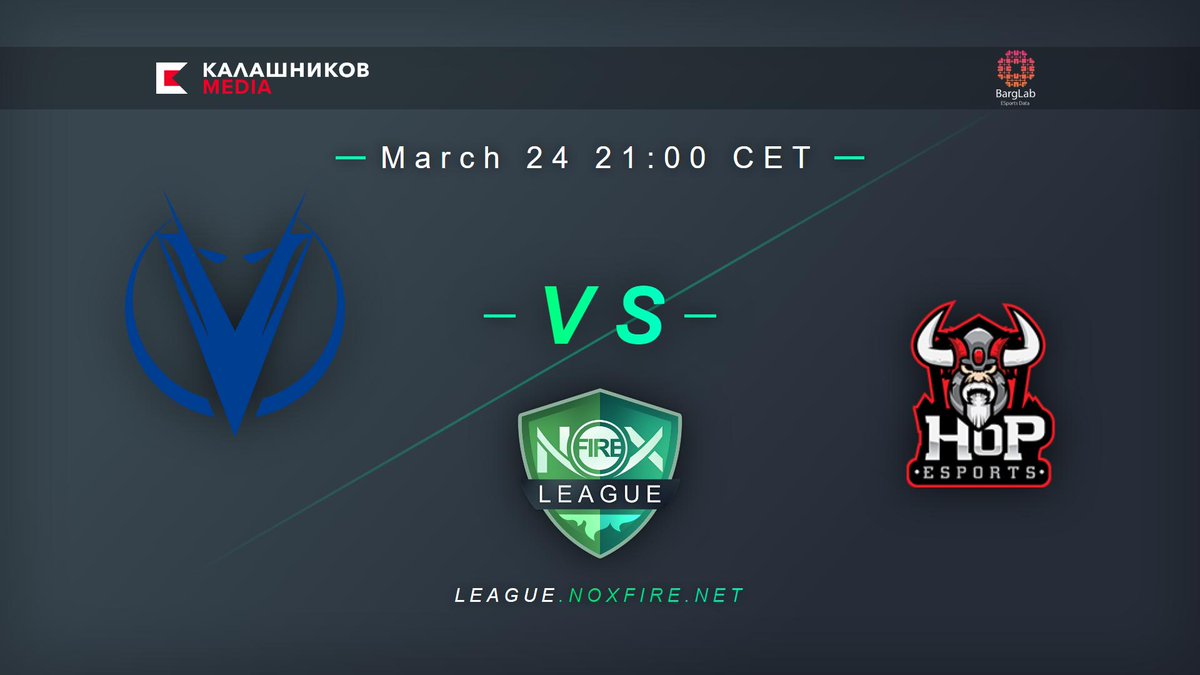 Exciting match tonight! Tune in on #Twitch to watch @volgareCSGO vs. <a href="/Hop_eSports/">Anna</a>!  🇭🇺 vs. 🇭🇺, who will win?!

#Noxfire 🔥