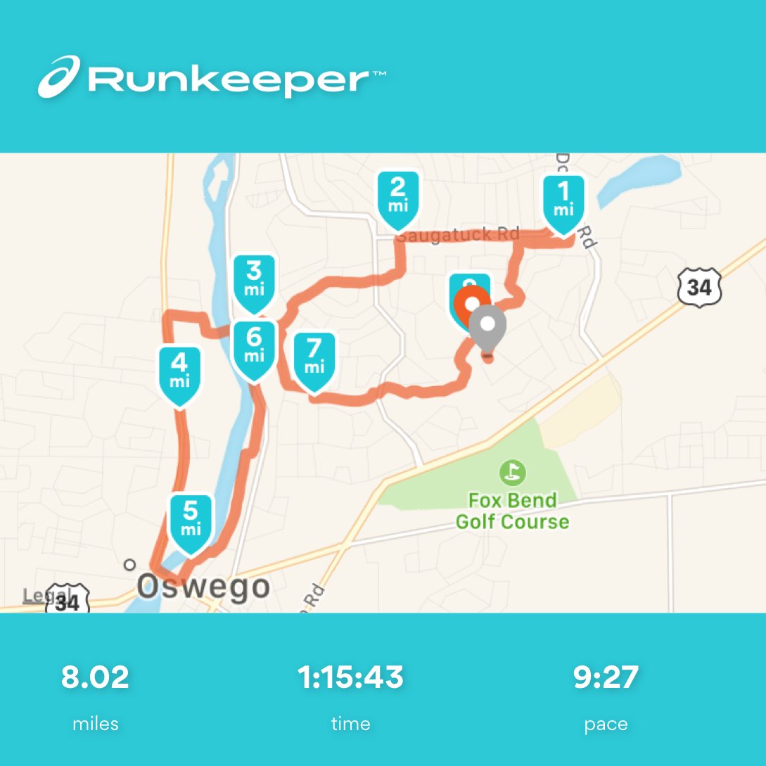 drumster11's tweet photo. First long run in a while....rain felt good. https://t.co/a5TPSX0jBO