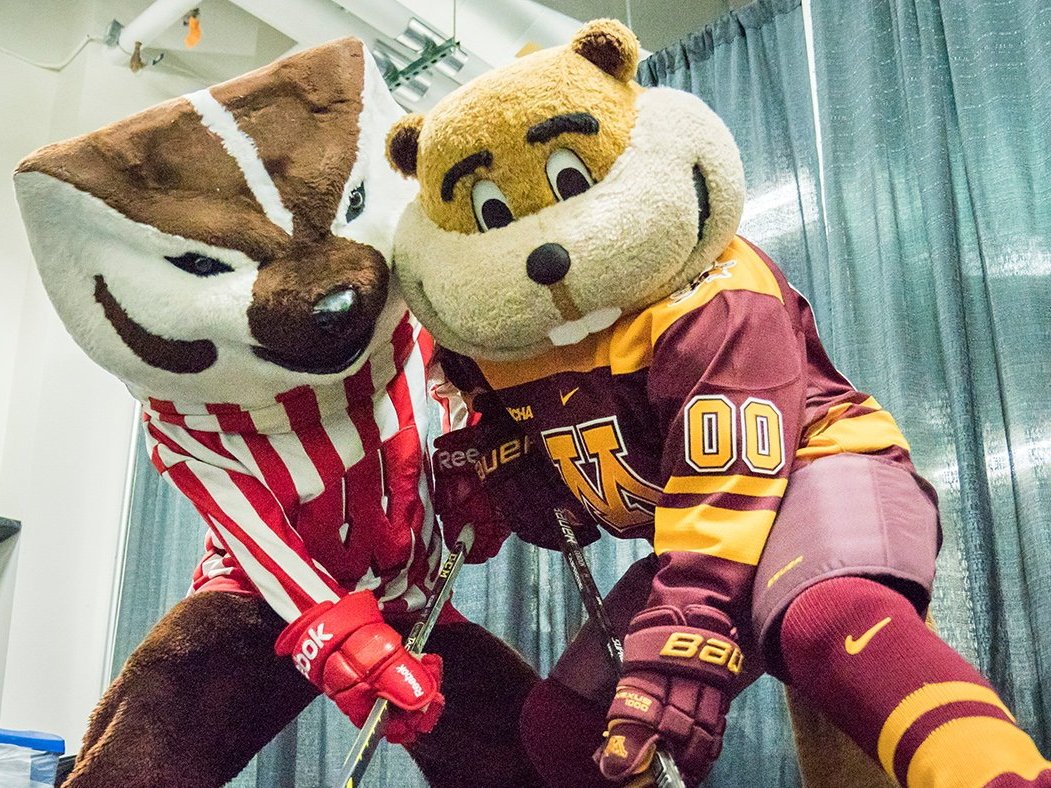 Bucky Badger on X: @GoldytheGopher @GoldytheGopher Uses plastic straws  #AxeWeek #SaveTheTurtles  / X