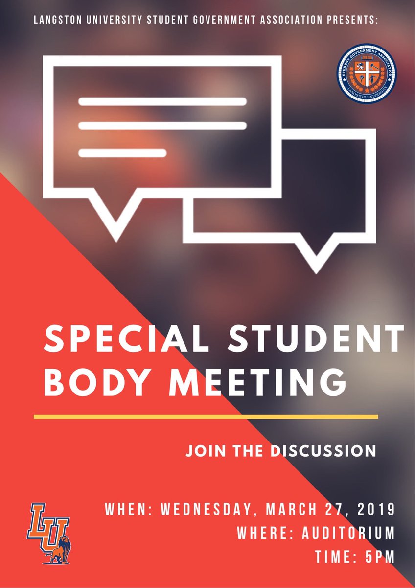 The UMOJA Administration would like to invite you to a formal discussion over the NEWLY proposed attendance policy. This is a VERY important time to let your voice be heard as a collective! Please come out to the Auditorium on Wednesday at 5pm.