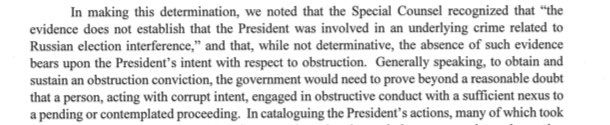 JesseCharlesLee's tweet image. This, which is Barr’s interpretation, suggests willful BS to me. Trump told the FBI head to lay off a specific established criminal investigation of his National Security Advisor, then fired him when he didn’t. Flynn later *pled guilty*. No question of “nexus” with a proceeding.