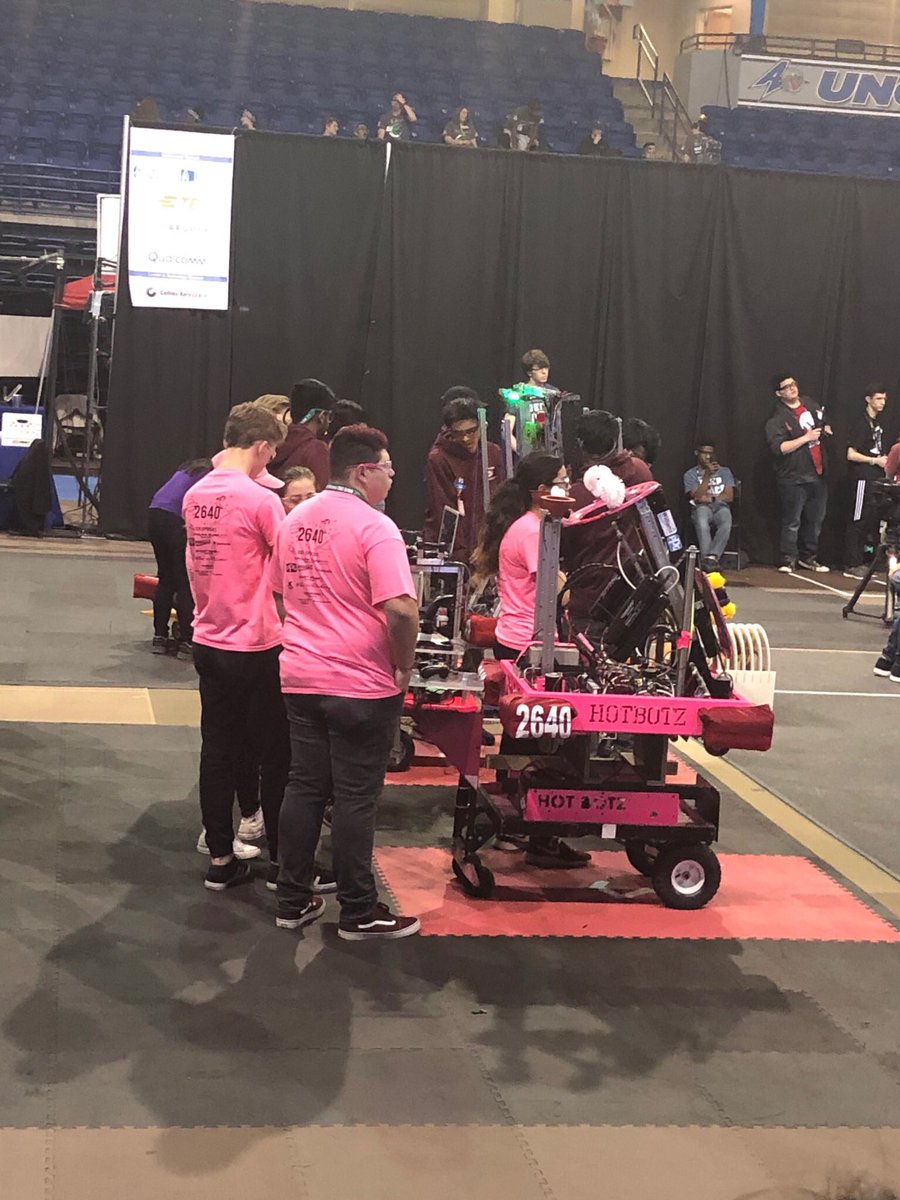 Some quick snapshots from today at Asheville! #omgrobots