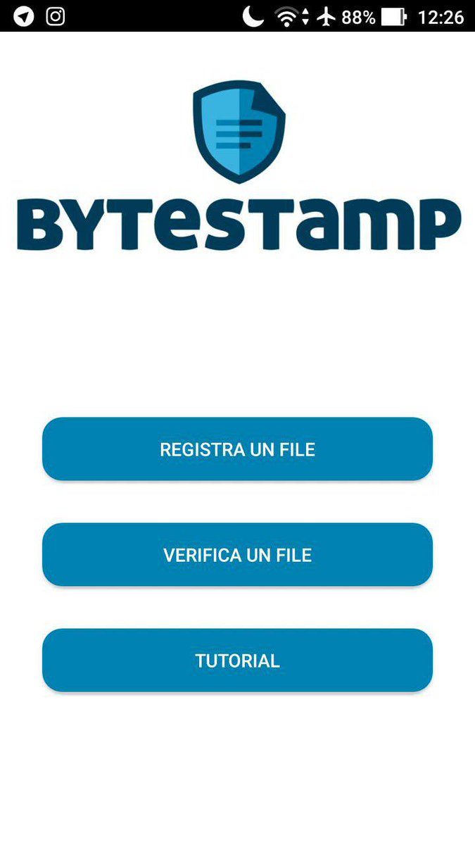 bytestamp's tweet image. La prima versione dell'app di ByteStamp per dispositivi Android è disponibile:

play.google.com/store/apps/det…

La blockchain a portata di tutti !

#blockchain #proofofexistence #bytestampproof #bytestamp #dtc #datacoin #startupitalia