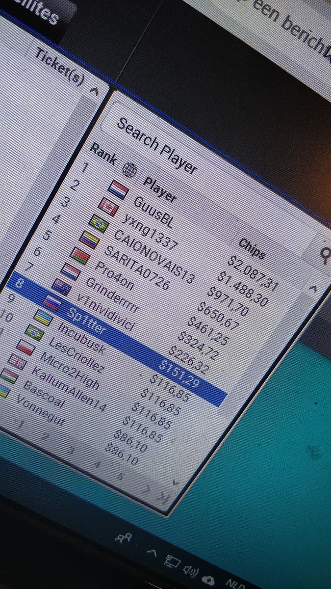 GuusBL's tweet image. It's been a while! Won the $11 Sunday Clasico today.