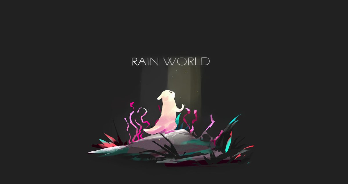 pocky_combo's tweet photo. @RainWorldGame Thank you for letting me know such a beautiful game. https://t.co/GroY0FR9BO