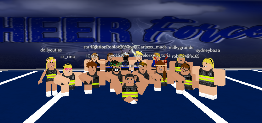 CheerForceRBLX's tweet photo. BLACKOUT LARGE COED LEVEL 5! 🖤- This team is super talented & cannot wait to take the floor in April. @CheerRoomRBLX @RobloxRCA #ForceFamily #FTBRW #RoCheer #Blackout #LargeCoed5 https://t.co/LQThs3MZJg