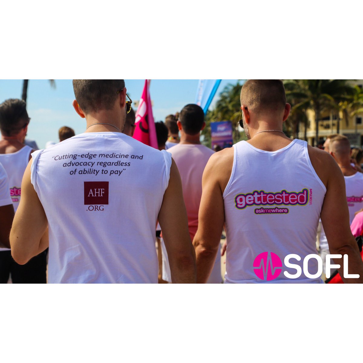 ImpulseSoFL's tweet photo. #Live, #Serve, #Walk, #Pose! Saturday @impulsesofl and @ahfsouth joined hundreds of advocates for @floridaaidswalkandmusicfest  and walked Fort Lauderdale Beach to raise awareness and funds to #fightHIV. Thank you to everyone who came and those who helped donate! https://t.co/tcbOhmfhia