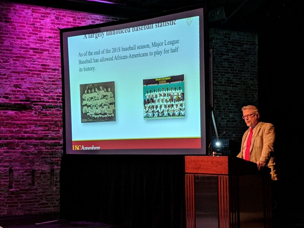 AnnenbergSports's tweet photo. AISMS Director Daniel Durbin @SCDurbin speaking at Emerson College’s Communication Days event celebrating the study of human communication
#aisms #ascj #uscannenberg #usctrojans #usc https://t.co/IbOkk5GohX