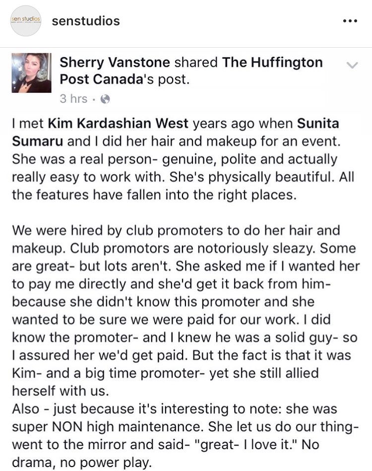 senstudios's tweet photo. Many people don't know this but one of our owners has done hair for one of the biggest celebrities in the world, @KimKardashian. The humble Sunita never shares this with anyone but it's about time we share this! It was many years ago but still, how incredible!!! https://t.co/uz4vlPc4Ff