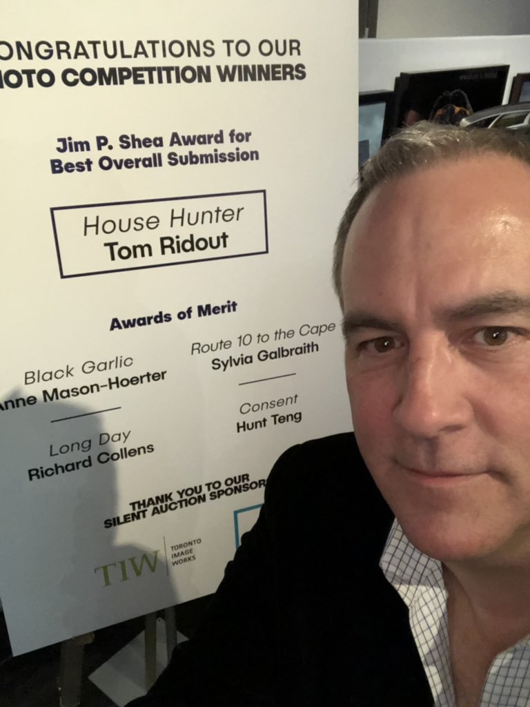RCollensPhotog's tweet photo. What a great week! (Aside from the bad selfie). SNAP Toronto 2019 was a great event. Very happy to behave received an Award of Merit in the Photo Competition, and a great hotel room view to top it off! #photographer #toronto #snaptoronto #albertaartist https://t.co/LJ8XtmF2ZK