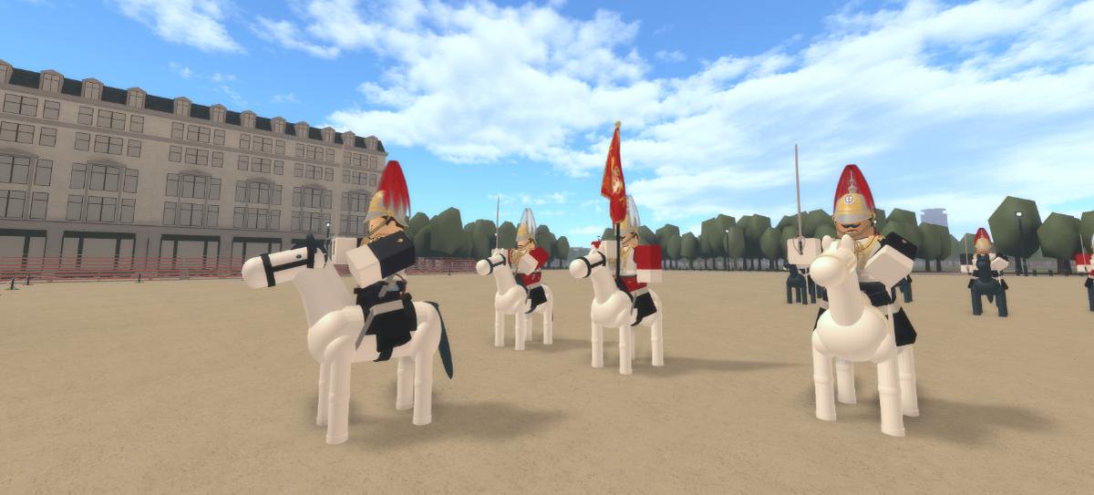 Forcestv Rblx On Twitter A Thrilling Event Hosted Today By The Hcavrbx At London District Presentation Of The Standard With Hm Faisal I In Attendance Stunning Turnout In General With A Tour - forcestv rblx at robloxforcestv twitter