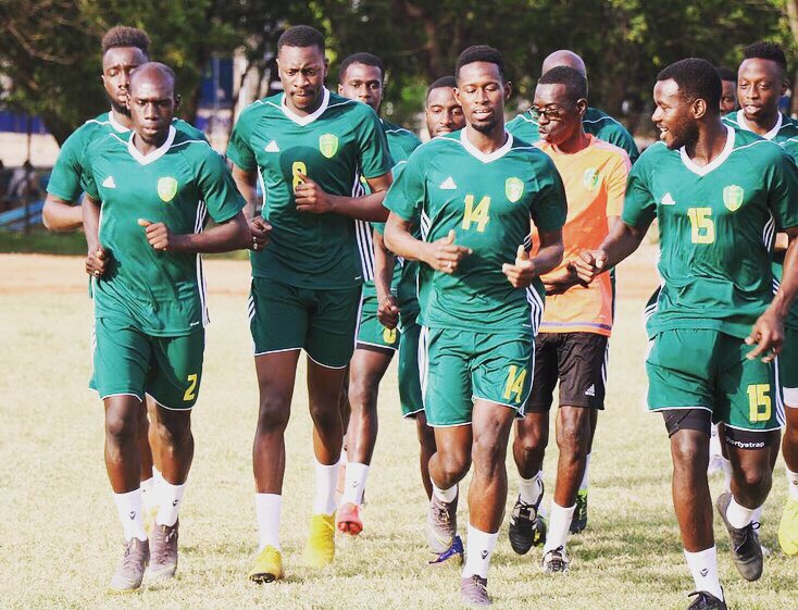 ffrim's tweet photo. #FFRIM Images de la première séance d’entraînement des Mourabitounes 🇲🇷 à Accra. #GHAMTN https://t.co/Ij3Q4i14WA