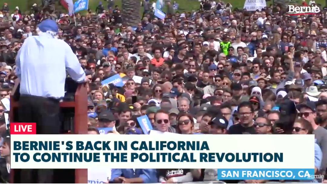 johnfiore_ous's tweet photo. #BernieInSF We got your Back @SenSanders
#BerniesBack #IGotBerniesBack
Chant:
#NotMeUs
#NotMeUs
#NotMeUs
We are a #MovementOfMillions fueled by @OurRevolution leaders Like @ninaturner
@RoKhanna
@Jane
#UniteWeWin
#BernersSupportFollowReTweet https://t.co/Nb6ZN1V1m4