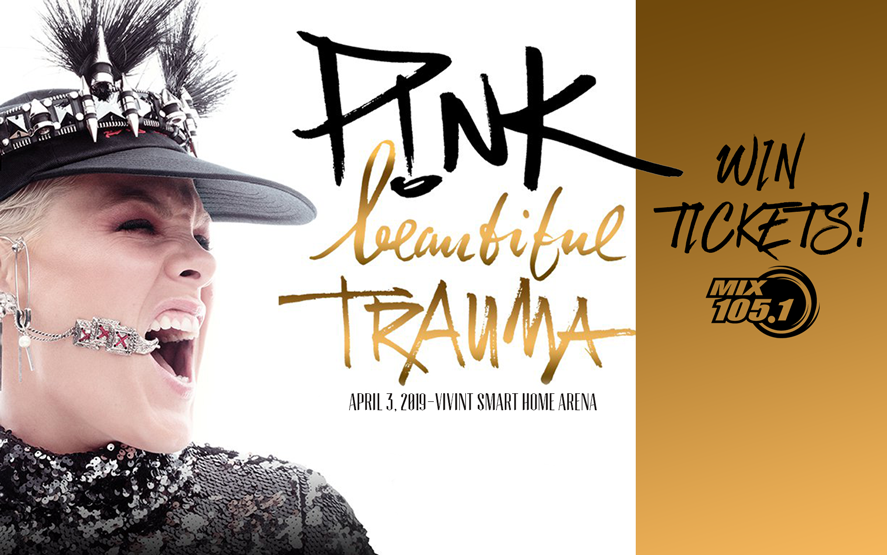 MIX1051Utah's tweet photo. We've got @Pink tickets all this week! Listen to win 4x a day!
Your first chance is tomorrow at 7AM with the #MixMorningFix https://t.co/5tqPlrfbjb