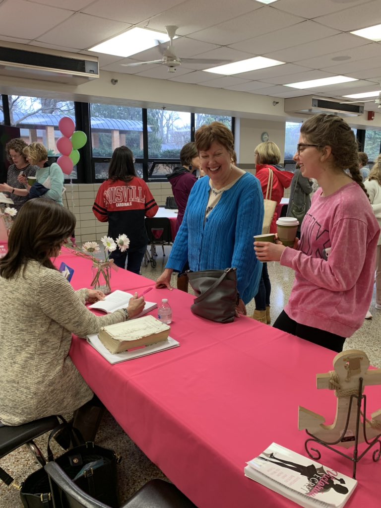OurLourdesKY's tweet photo. Everyone was in their #SundayBest for the Women’s Speaker this afternoon! A HUGE thanks to @LauraMaryPhelps for sharing her story with the ladies of our parish. #bhlent2019 #Lent #Day19 #instaphotochallenge #knowloveservegod https://t.co/fu4GfoPsji