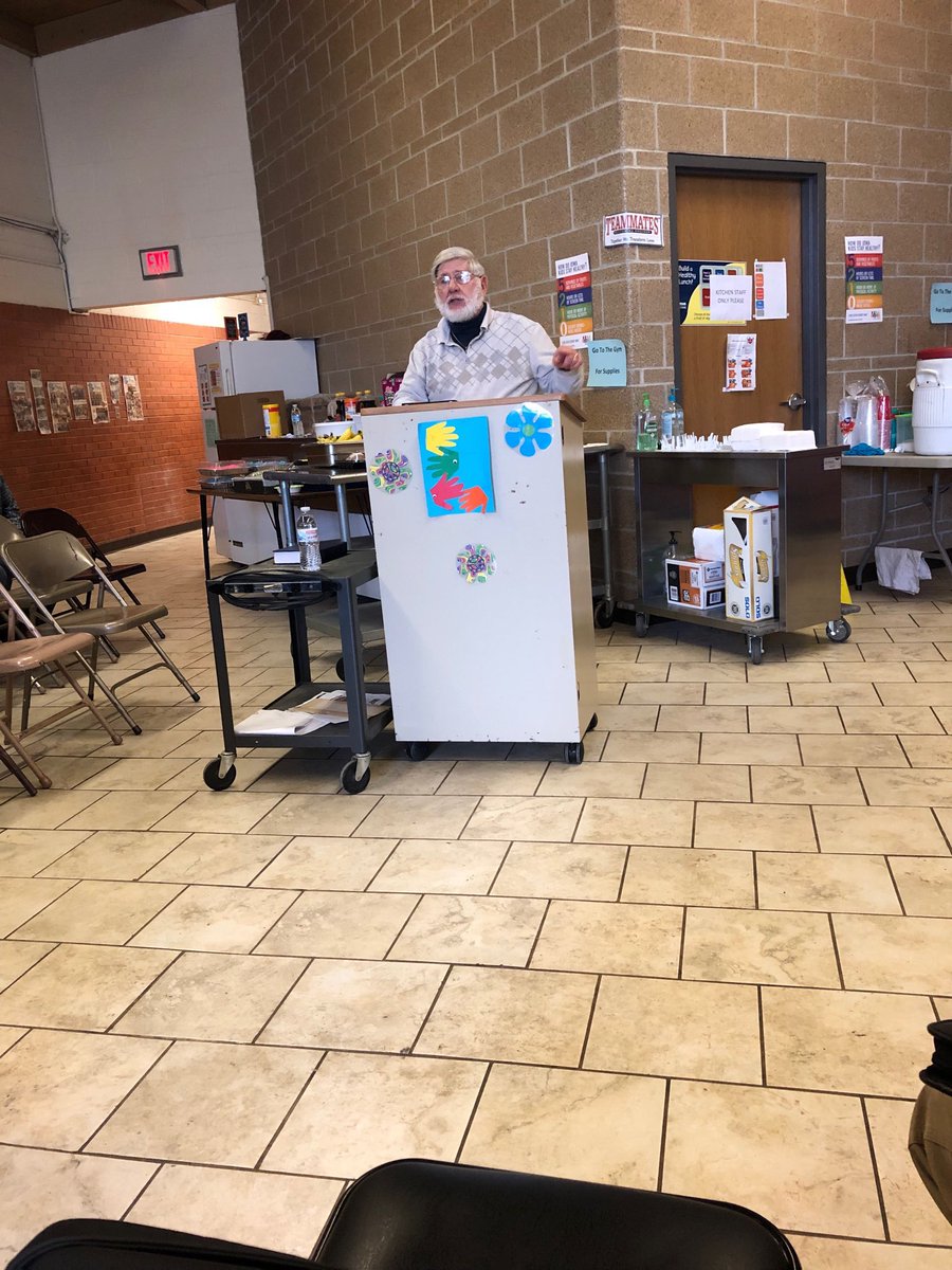 Pastoral's tweet photo. With Pastor Jim Burnette Sr. In Hamburg Iowa where several of the flooded churches have gathered at the school for a wonderful service. “We have not lost everything as 1 Corinthians 13 states that these 3, Faith, Hope and Love Abide” #prayforHamburg https://t.co/e78Dsec0fP