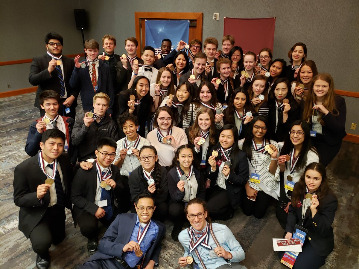 ServiceBCA's tweet photo. Congrats to our Service High #BCAfam #AKHOSA medalists! We're so proud of you! See you in Orlando, #HOSAILC2019! https://t.co/opDBGZknDW