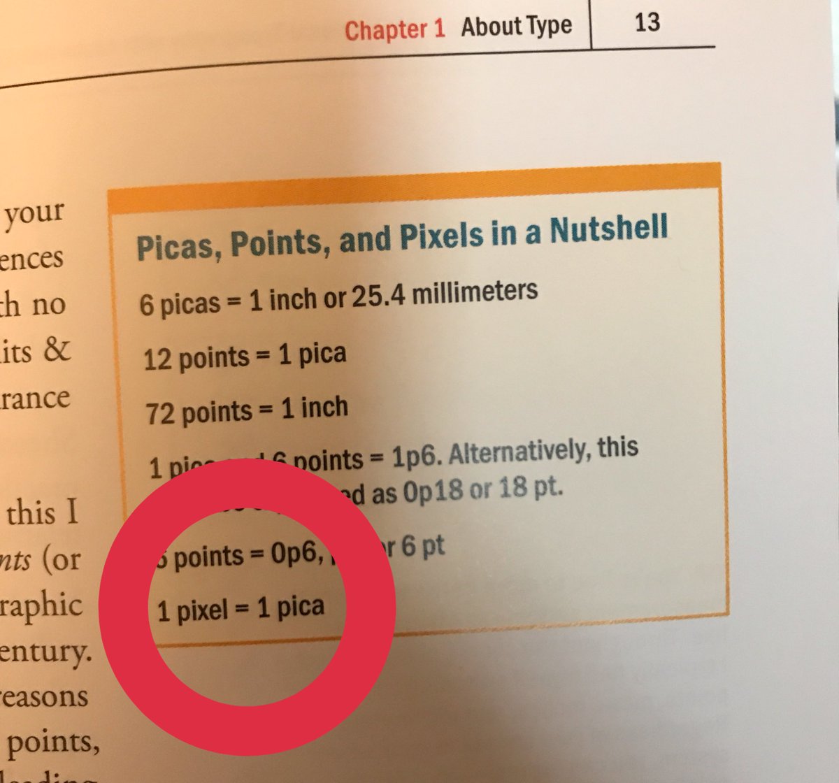 alex_mcneilly's tweet photo. Loving my anniversary gift, InDesign Type (4th Ed.) by @nigel_french 🤓 But, did I find a typo on p. 13? https://t.co/xm7vx3mAvz