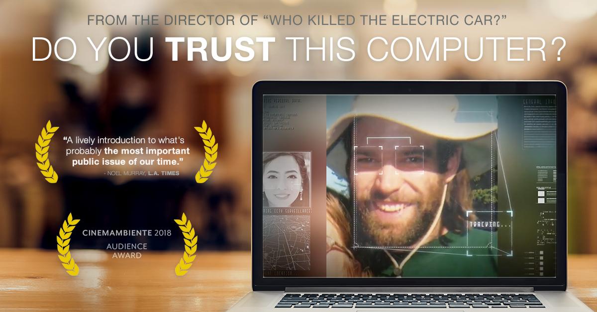 DoYouTrust's tweet photo. Join dir. @chrispaine in #Telluride Apr 4 for a special screening + post-discussion of #DoYouTrustThisComputer? 
Presented by Original Thinkers at The Nugget Theatre: https://t.co/VueHMxiDgX https://t.co/6FoRuymraN