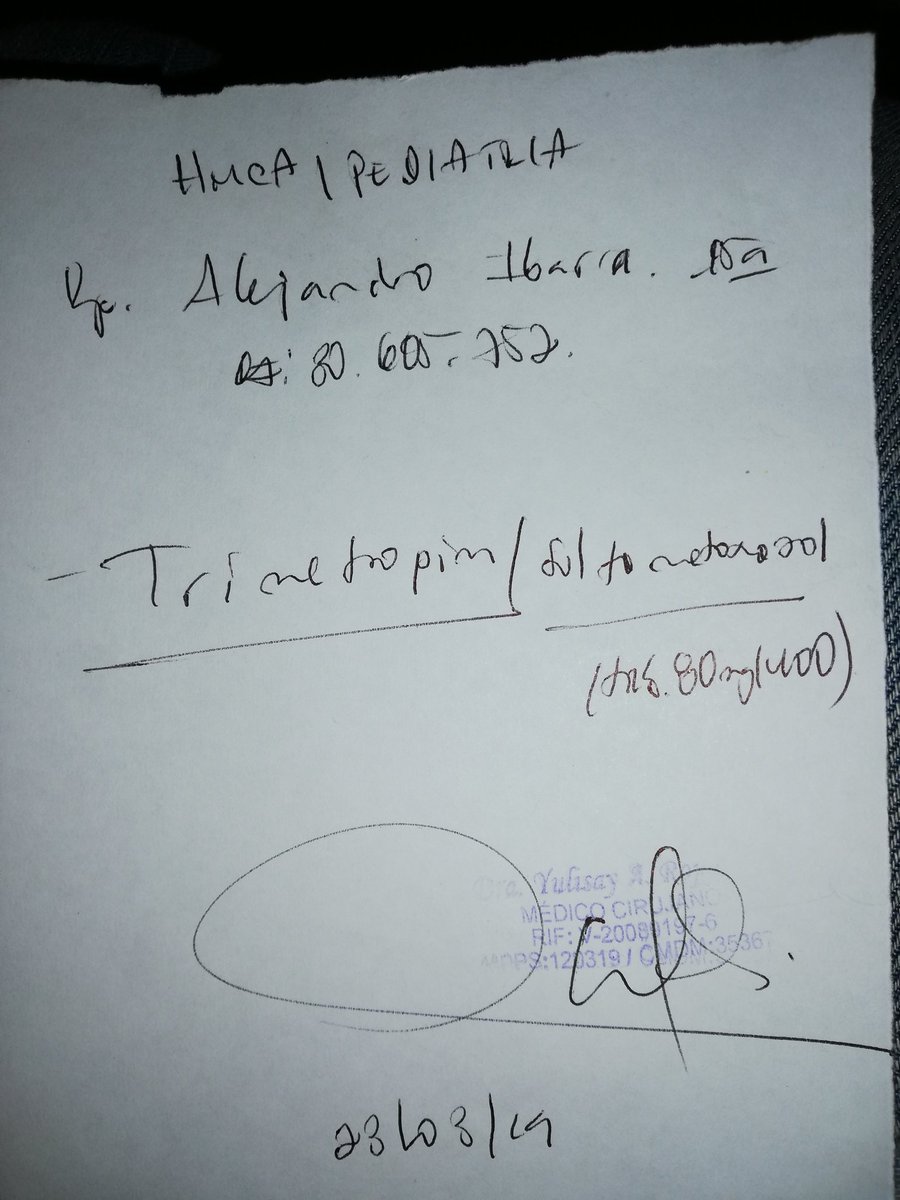 MamaLisVzla's tweet photo. #ServicioPúblico #Caracas URGENTE Para Alejandro Ibarra, paciente Oncológico de 16 años, con Leucemia, además presenta neumonia en un pulmón, buscamos Trimetropin/Sulfametoxasol Tabletas 80mgs /400. Donación o venta. #LuchaContraElCancer @Farmarato https://t.co/9qwiOA9FgX https://t.co/wsUYUhr0nt