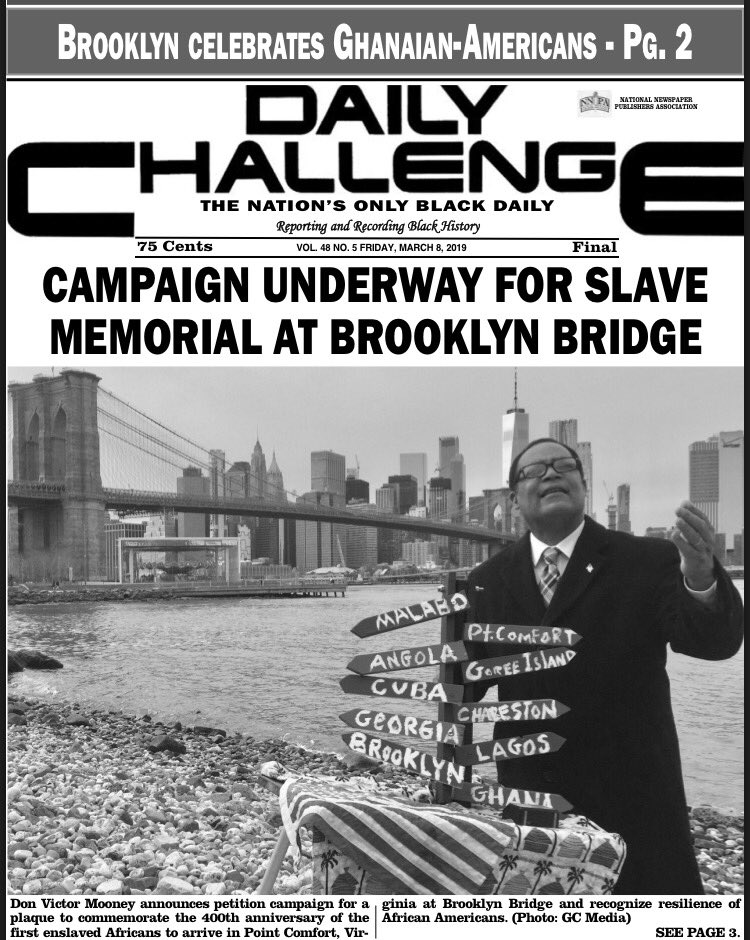 NYCgcmedia's tweet photo. #EquatorialGuinea President was a sponsor of #ArkofReturn & for 1st black man to row one of the slave routes from #Africa to #NewYork @goreechallenge. The rower, Don @VictorJMooney needs help with @HR1242 campaign. Sign petition: https://t.co/GUZOZlxKBE #rememberslavery #faith https://t.co/Kaa9NMk13w