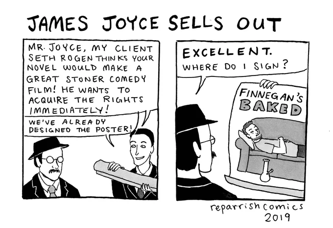 james joyce sells out 