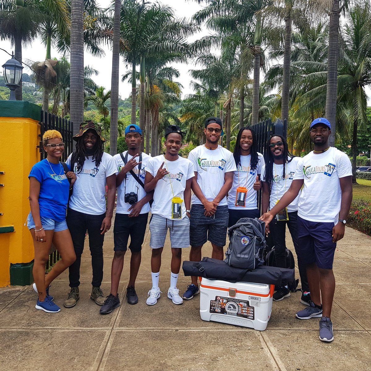 educatoursja's tweet photo. π group πΈ before the #PlayAdventours storm last Friday.
Day 1 of National Mathematics Week 2019 π.
Looking good team!
#TeamWorkMakesTheDreamWork.
#PlayAdventours #EducatoursJA #MathCountsJa #SocEnt #SEBIjm #LetsBuildJa #ExploreJamaica https://t.co/N1xBVGWVPM