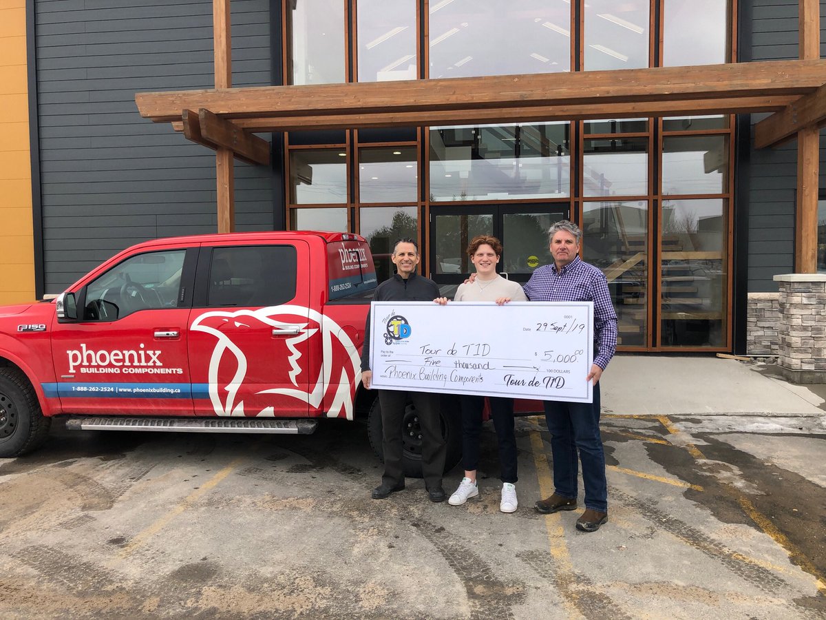 BarrieSportDoc's tweet photo. Thank you to Grant Gibbons and Phoenix Building Components for being our main sponsor again for the Tour de T1D ( https://t.co/PGMHeG96vJ). They have been with us since the very beginning. https://t.co/3ed4dMnJx0