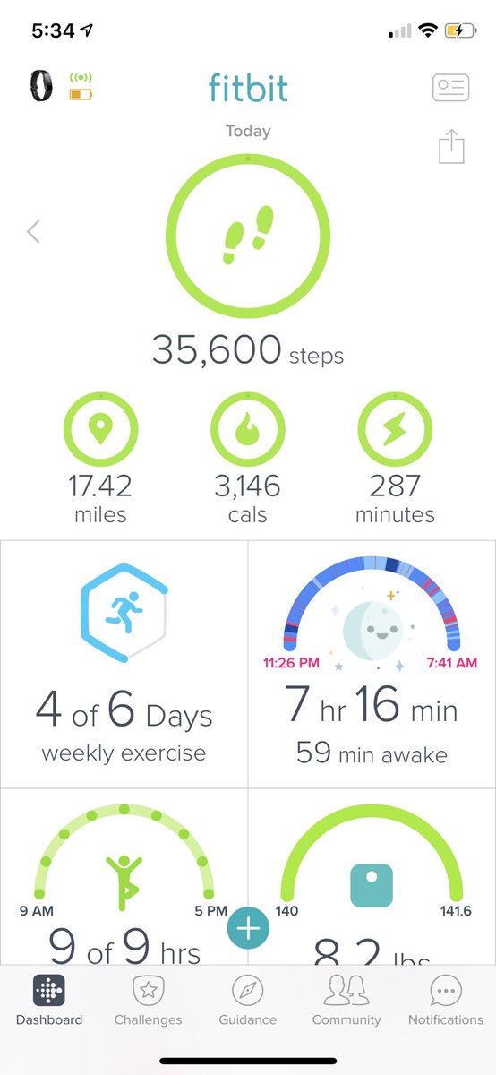 ChaoticWanderer's tweet photo. After having problems with four Charge 3s, I returned them all and decided to try an Inspire HR. I've had it less than 24 hours and it's already frozen and reset itself. The photo are my total steps before the reset and the Fitbit photo shows my steps now. @fitbit @FitbitSupport https://t.co/dKuOZM4Cwd