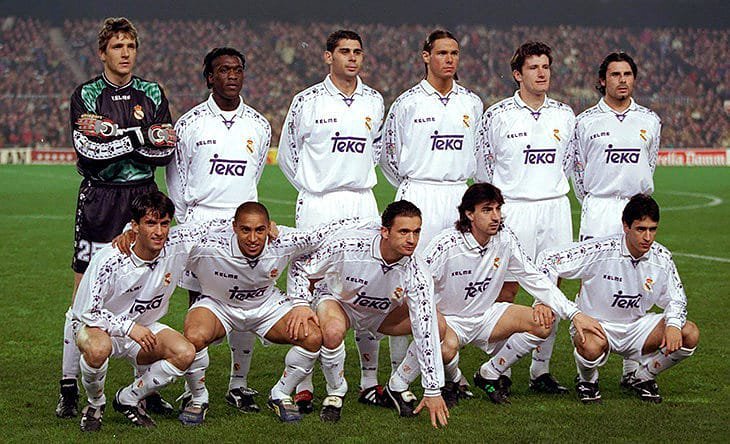 Plantilla real madrid 96 97