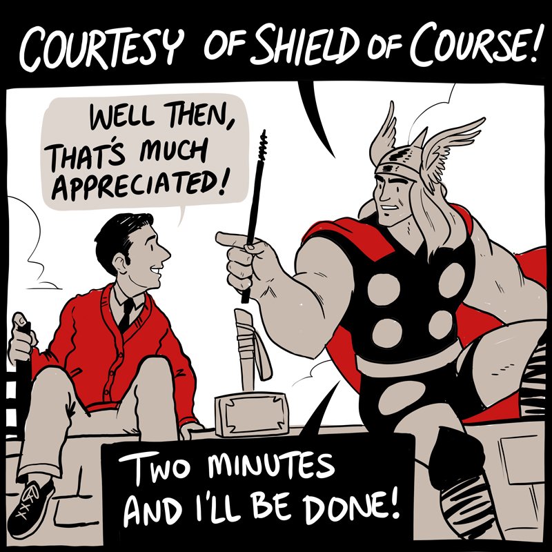 THREAD: My Comic of the "Mr Rogers Meets Thor" Meme by Matthew Wisner #Thor #mrrogers #wholesomememes 