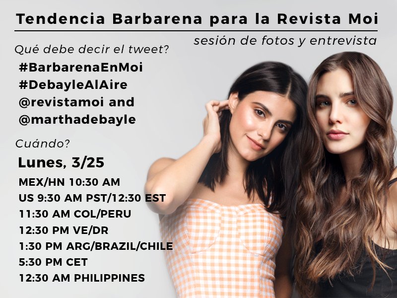 Emi_Juliantina's tweet photo. Recuerden que mañana sale la entrevista de barbie con Inés💖 
Y también haremos algo para tener a las niñas en revista Moi
Mñn todo el fandom activo y juntos para seguir consiguiendo grandes cosas con Maca y bar.
@JuliantinaINTL @JuliantinaFans 
@juliantinaddict @BarbaraLopezMx https://t.co/Uf8Q3fNOcD