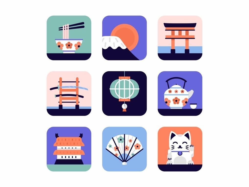 dribbble's tweet photo. Japan Icon set by @almigor https://t.co/J9t0OlDVQU

#dribbble #dribbblers #illustration #icon #design https://t.co/ptfxTH33jV