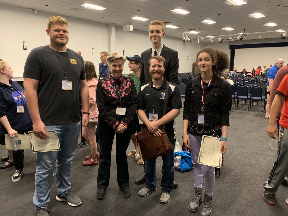 HaydenConner's tweet photo. Amazing Experience this weekend! Want to thank Norm Chaffee and Anita Gayle for the opportunity to compete. #TeamRockdonnell! @NASA Space Settlement Design Competition! #JSCSSDC19 @NASA_Johnson @NorthwestAEA @JordanMenning https://t.co/4tMRSODn5Y
