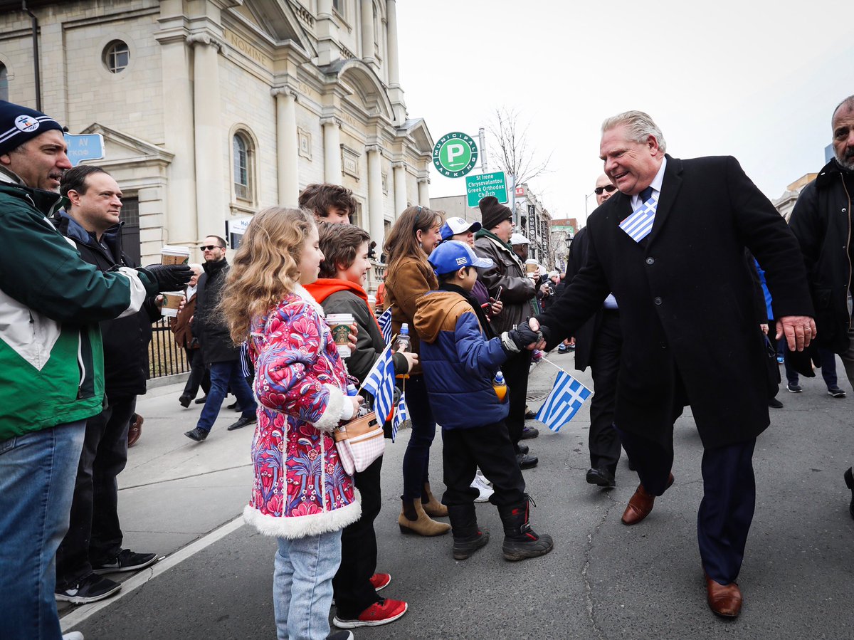 fordnation's tweet photo. Great to be on the Danforth celebrating Greek Independence Day with Toronto's Greek community. Wishing a Happy Independence Day to all my friends of Greek heritage! 🇬🇷 https://t.co/y77pIyJHj9