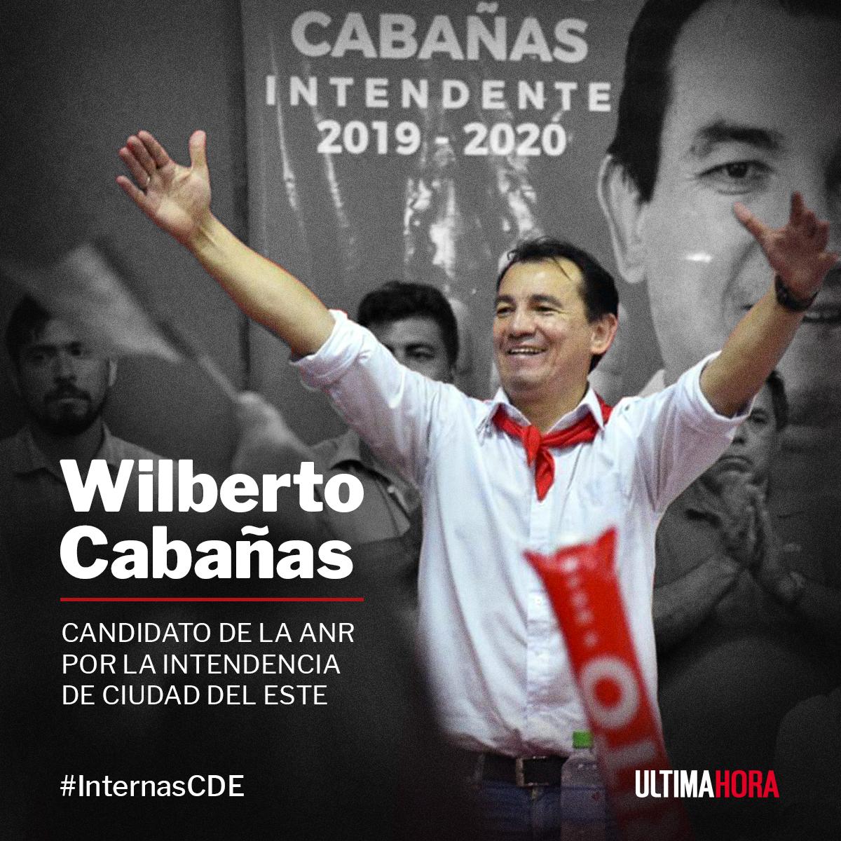 UltimaHoracom's tweet photo. #InternasCDE [AHORA] Wilberto Cabañas, del movimiento oficialista Colorado Añetete, se impuso este domingo -según los datos preliminares- en las elecciones internas de la ANR para participar en las municipales del próximo 5 de mayo. ➡️https://t.co/0Qzp3PJemD https://t.co/2FyERdUTHd